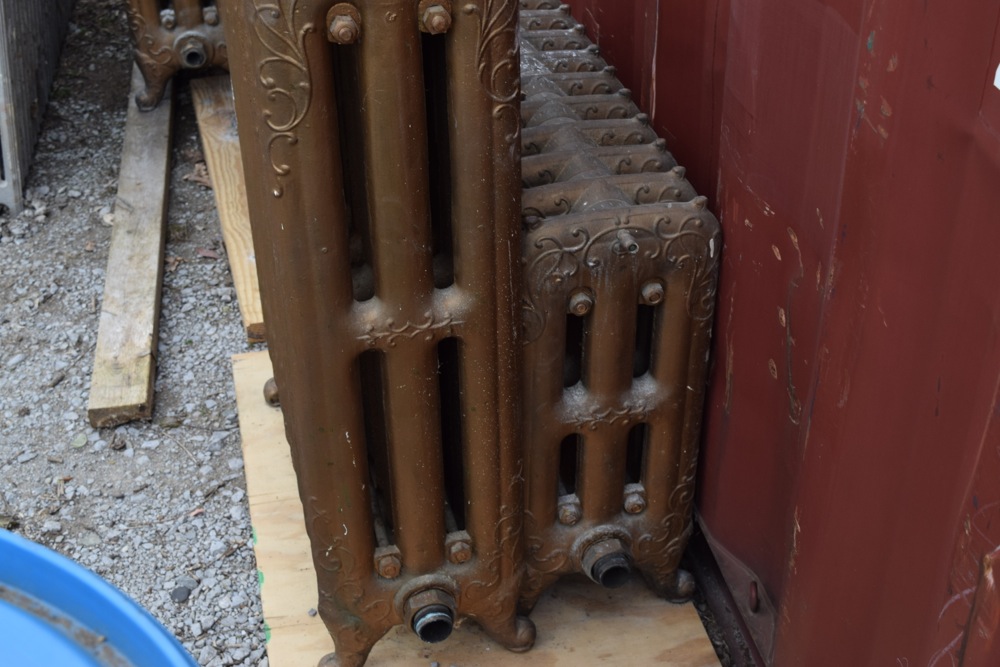 Collection of Antique and Vintage Cast Iron Hot Water Radiators