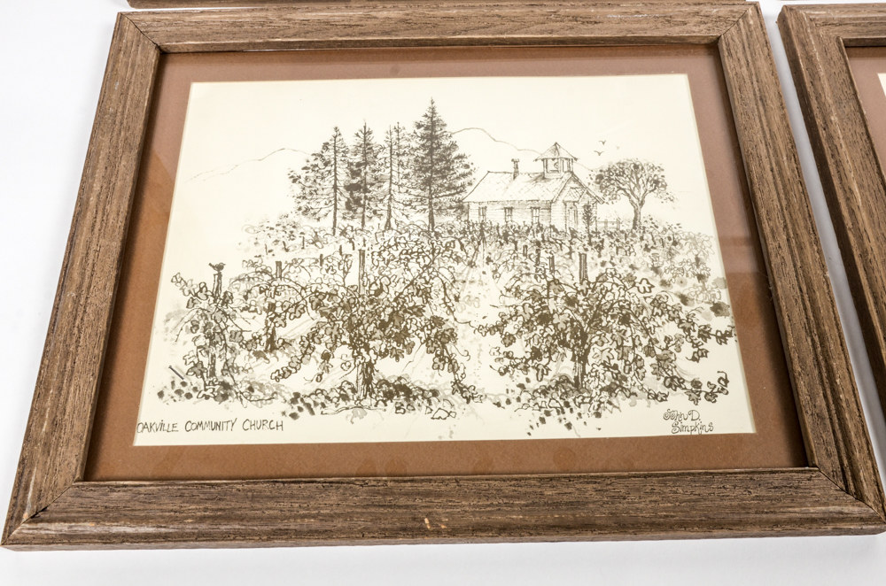 Group of Prints by John D. Simpkins