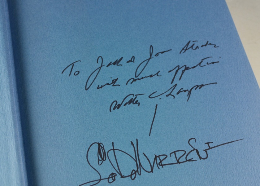 Author and Cartoonist Signed First Edition of "The World and Warren's Cartoons"