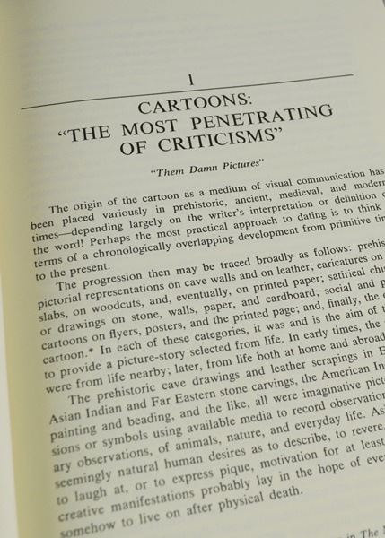 Author and Cartoonist Signed First Edition of "The World and Warren's Cartoons"