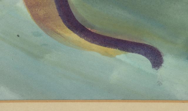 Albert Sway Vintage Still Life Tempera Painting on Paper