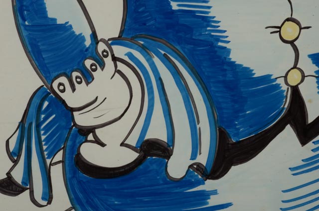 Dave Eversole Marker Cartoon