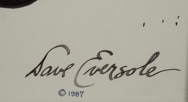 Dave Eversole Marker Cartoon