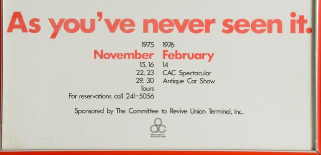 Vintage Union Terminal Poster