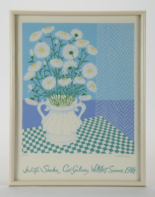 Pair of Judith Shahn Serigraph Gallery Posters