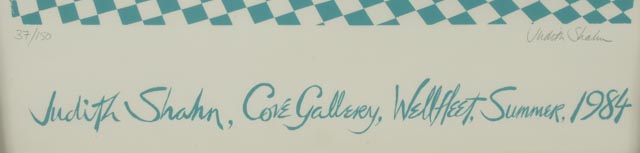 Pair of Judith Shahn Serigraph Gallery Posters