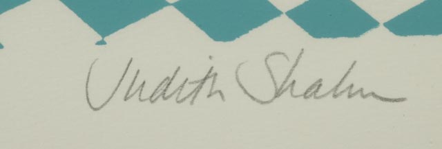 Pair of Judith Shahn Serigraph Gallery Posters