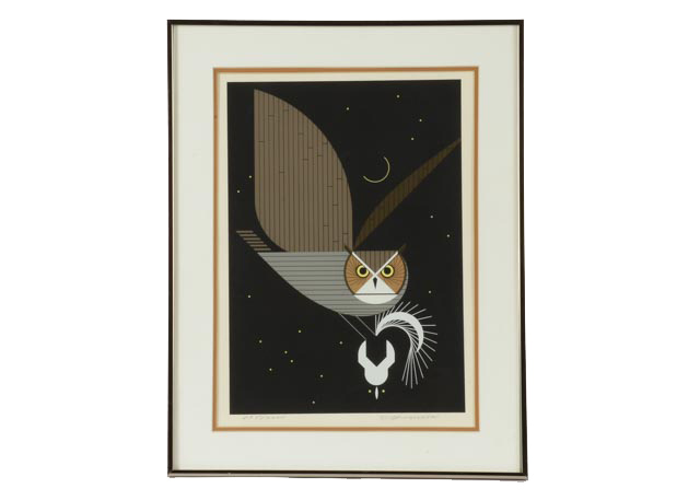 Charley Harper Signed Limited Edition Serigraph "Pfwhoooooooooo!"