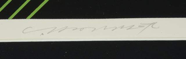 Charley Harper Signed Limited Edition Serigraph "Frog Eat Frog"