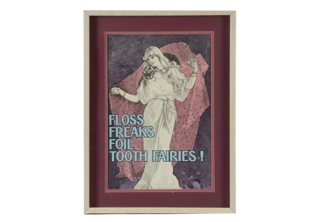 Vintage Print "Floss Freaks Foil Tooth Fairies"