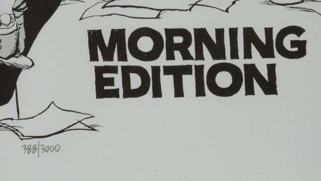 Jim Borgman Signed Limited Edition Print and Collectible Mug