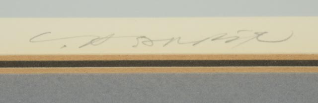 Charley Harper Signed Limited Edition Serigraph "Whitecoat"