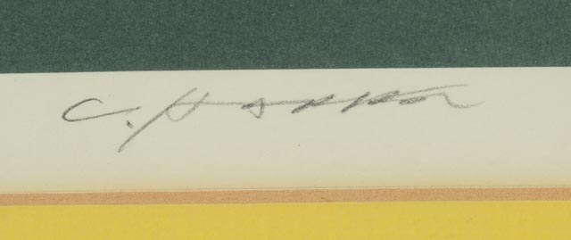 Charley Harper Signed Lithograph "Ladybug"