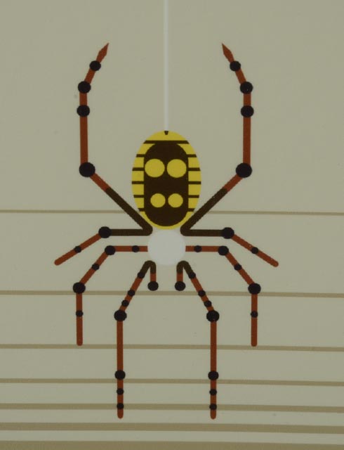 Charley Harper Limited Edition Giclee "Along Came a Spider"