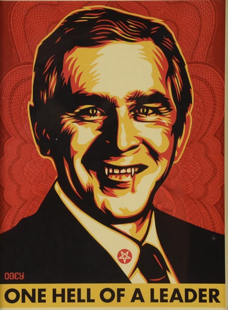 Pair of Shepard Fairey Offset Lithographs