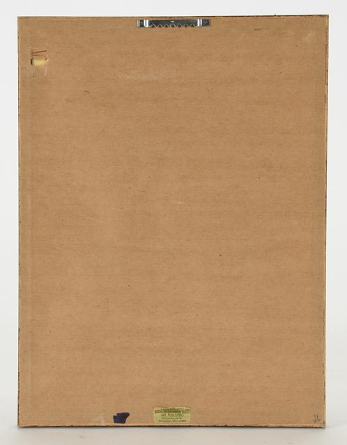 Vintage Mexican Folk Art Bark Painting