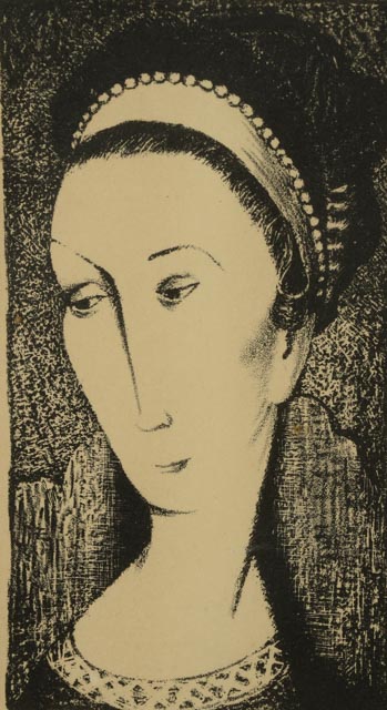 Robert Morris Gatrell Original Stone Lithograph