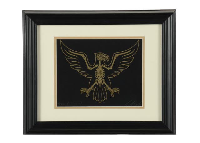 Ernesto Yerena Signed Limited Edition Serigraph "Eagle of the Dead"