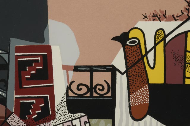 Guy Maccoy Original Serigraph "Leaf Patterns"