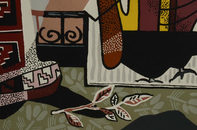 Guy Maccoy Original Serigraph "Leaf Patterns"