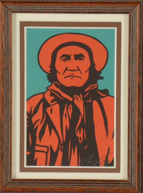 Ernesto Yerena Signed Serigraph "Geronimo"