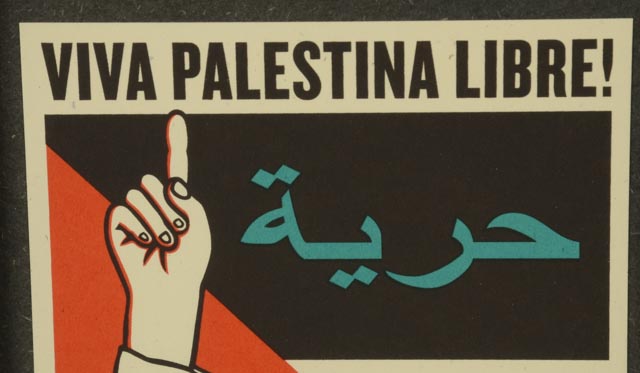 Ernesto Yerena Signed Serigraph "Viva Palestina Libre!"
