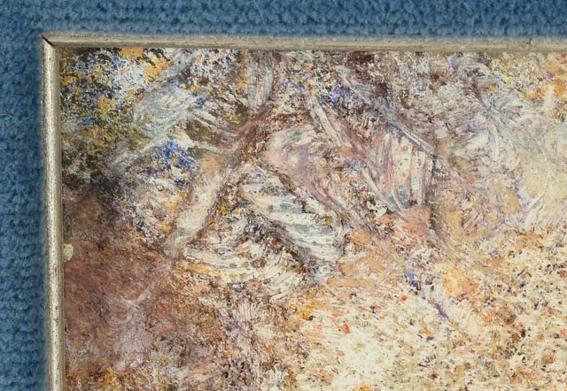 Antonio Fuentes Original Abstract Oil and Sand Painting