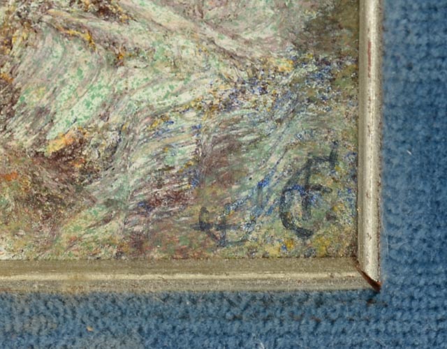 Antonio Fuentes Original Abstract Oil and Sand Painting