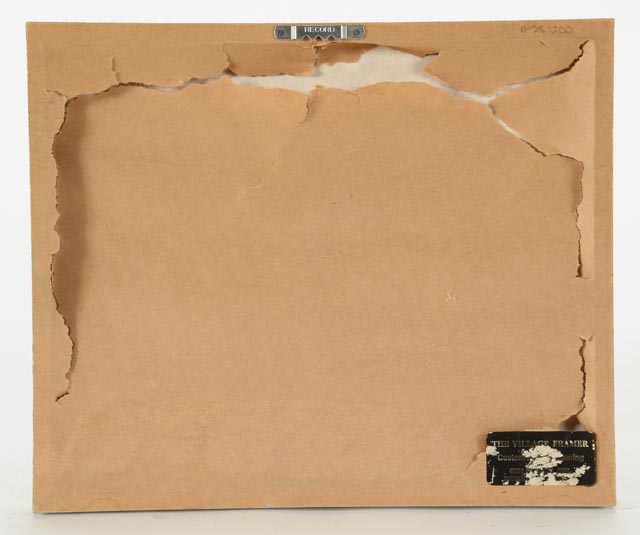 Antonio Fuentes Original Abstract Oil and Sand Painting