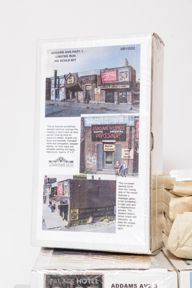 Vintage HO Scale Train Model Scenery Kits in Original Boxes