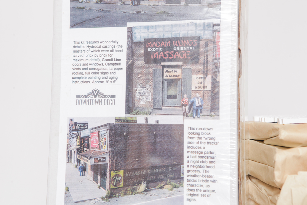 Vintage HO Scale Train Model Scenery Kits in Original Boxes