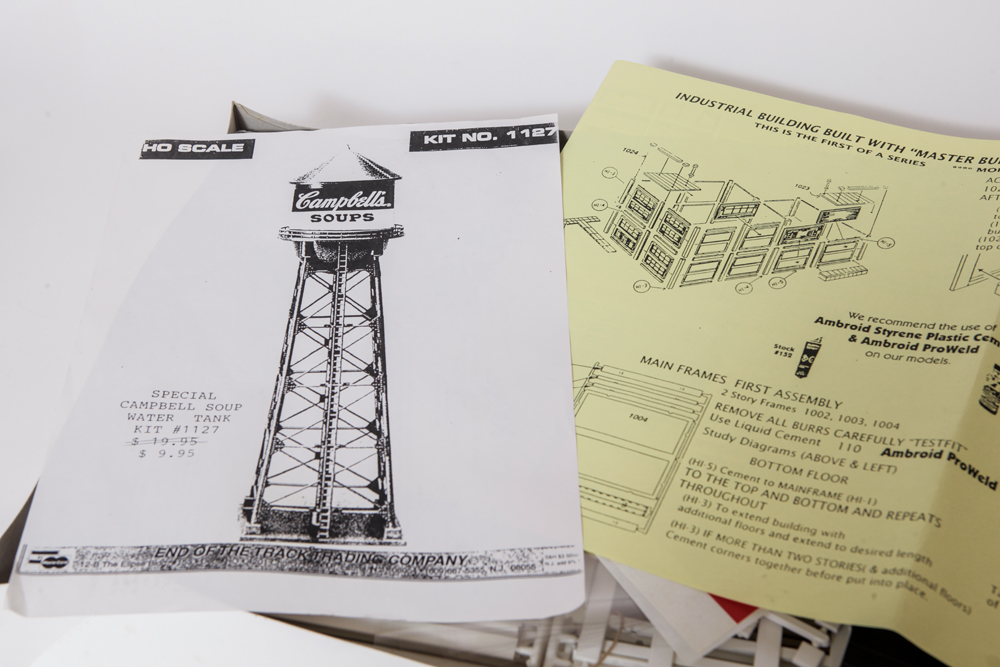 Vintage HO Scale Train Model Scenery Kits in Original Boxes