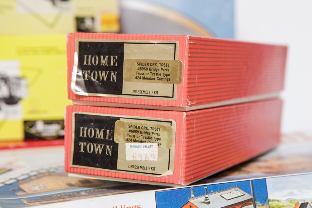 Collection of HO Scale Model Building Kits
