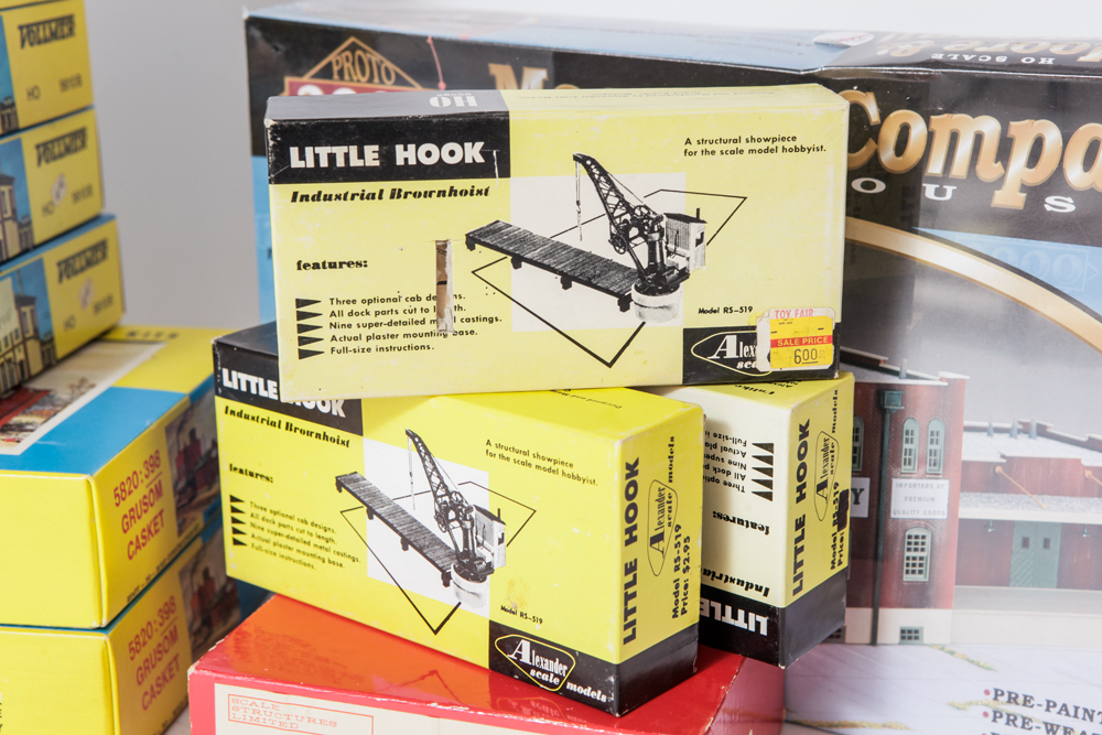 Collection of HO Scale Model Building Kits
