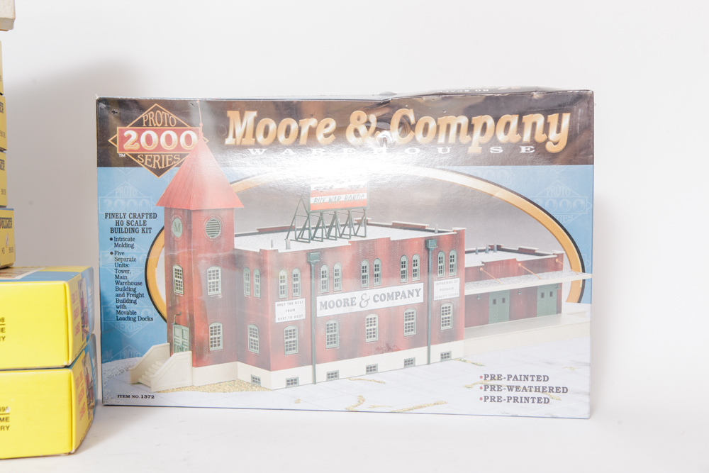 Collection of HO Scale Model Building Kits