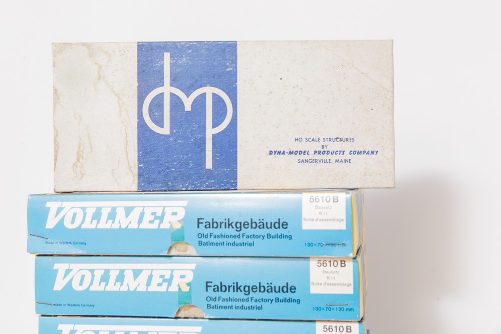 Collection of HO Scale Model Building Kits