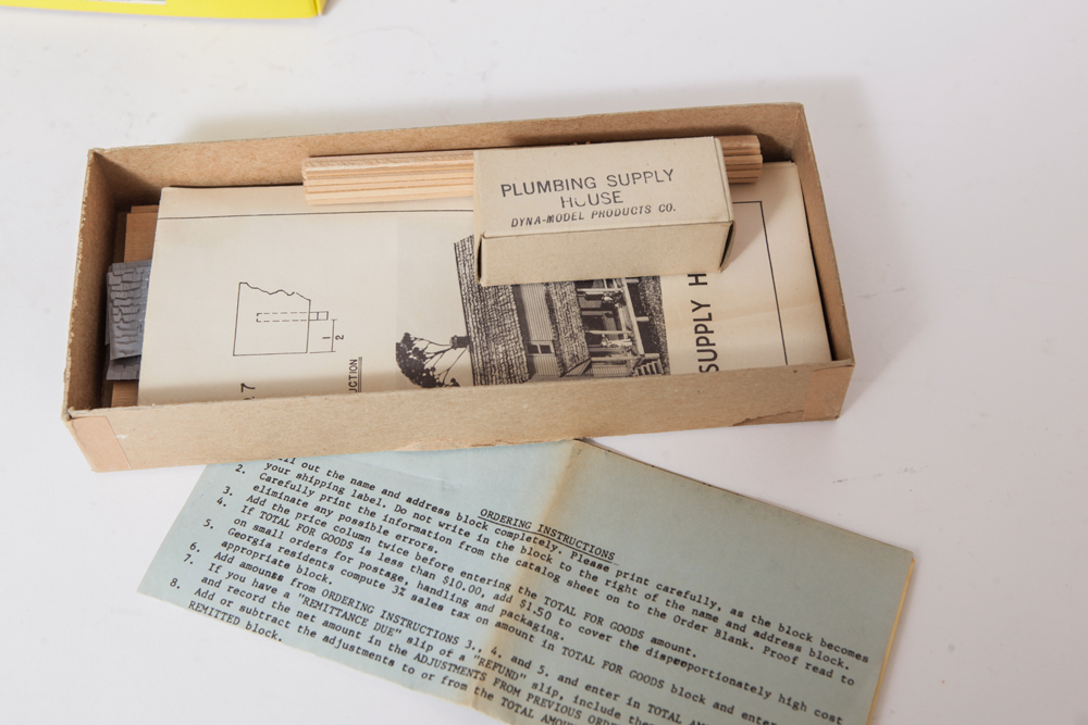 Collection of HO Scale Model Building Kits