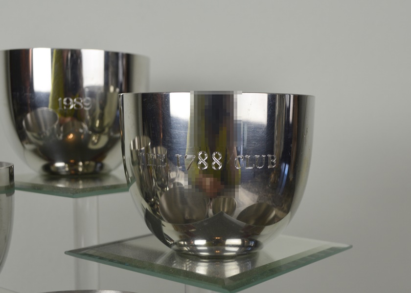 Eleven Pewter Jefferson Cups by Kirk Stieff