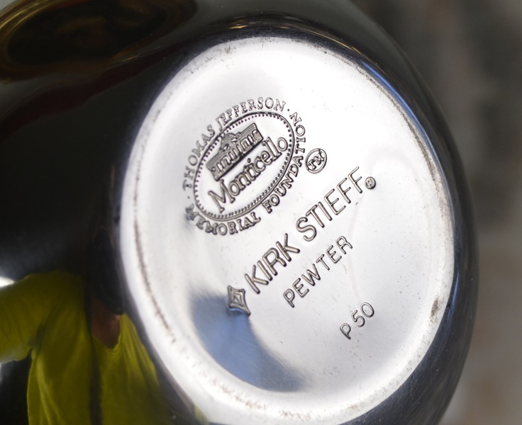 Eleven Pewter Jefferson Cups by Kirk Stieff