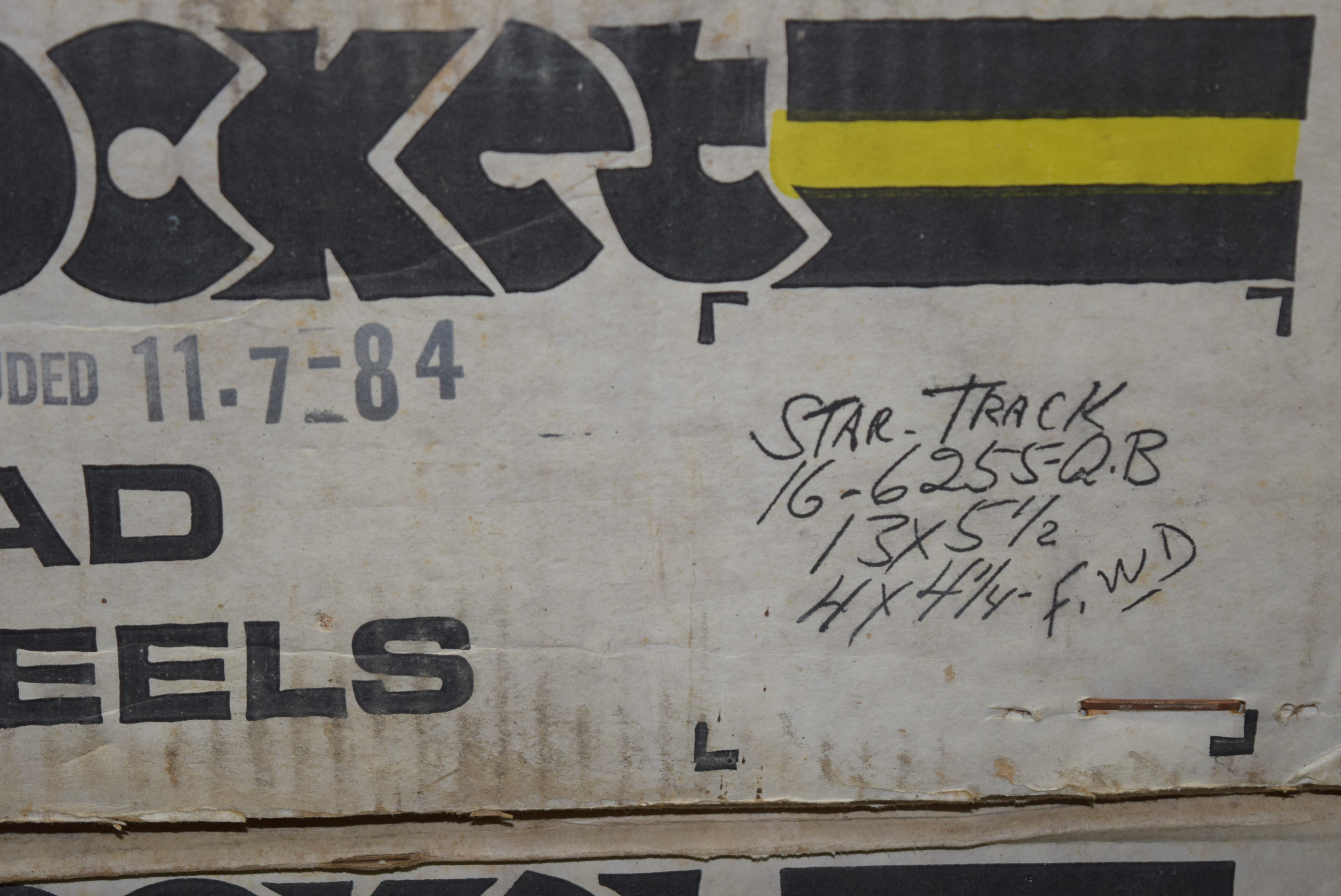 Four Vintage Wire Car Rims by Rocket Road Wheels