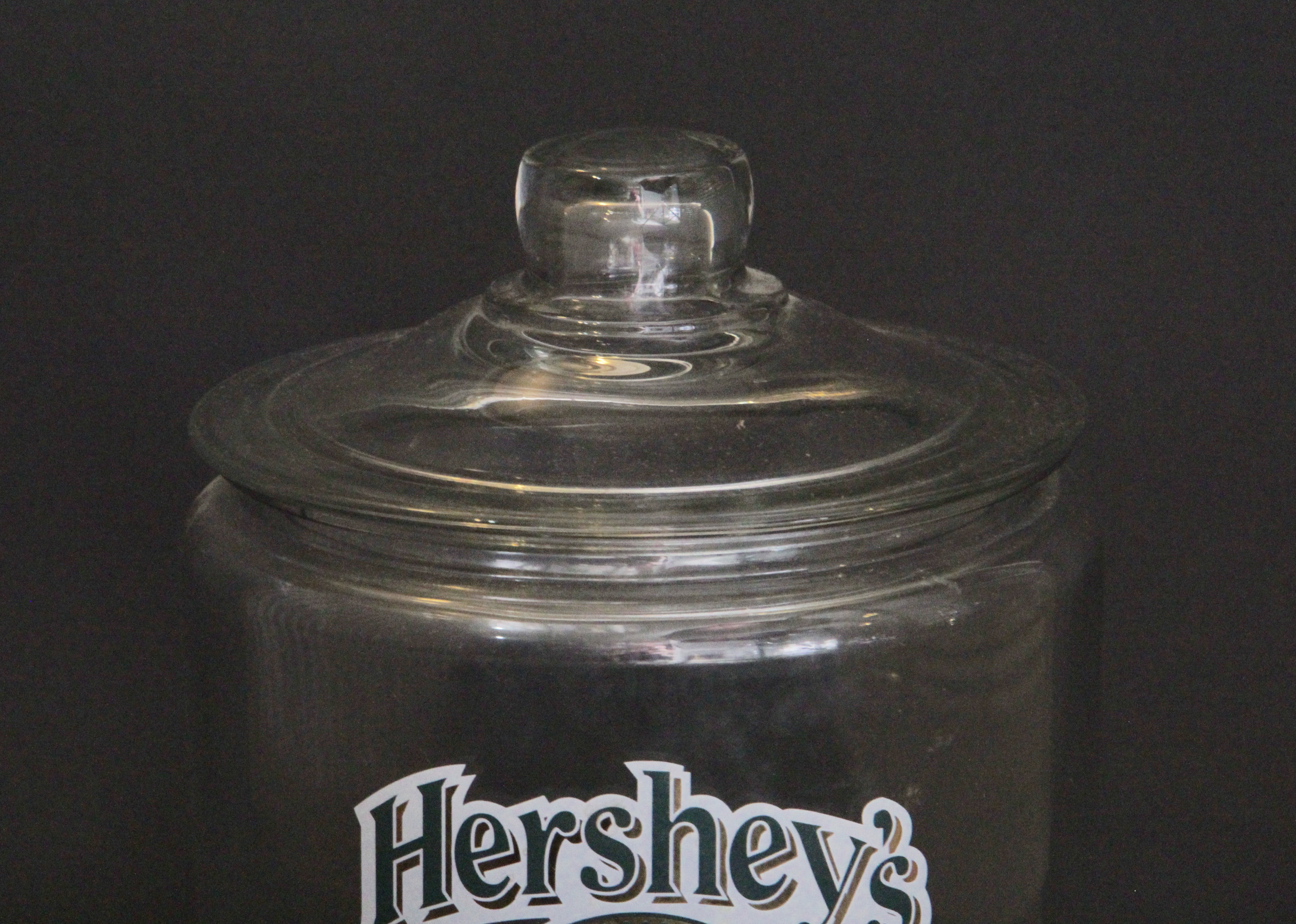 Vintage Hershey's Milk Chocolate Glass Jar