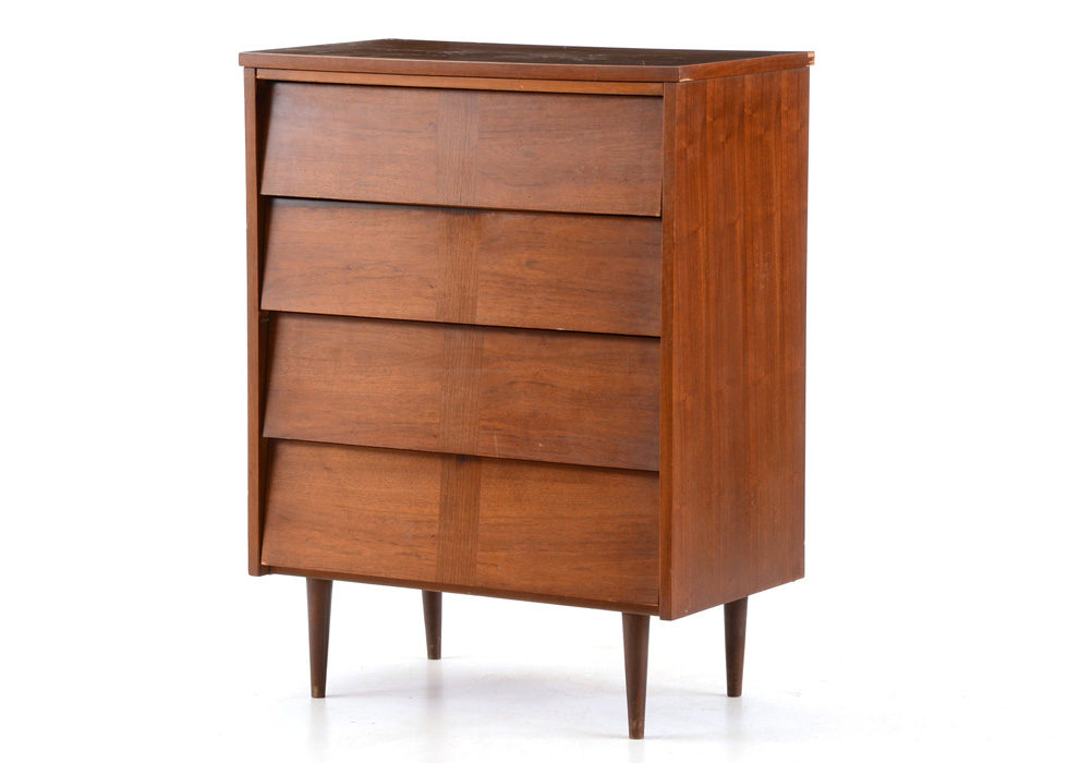Mid-Century Modern Ward Furniture Walnut Chest