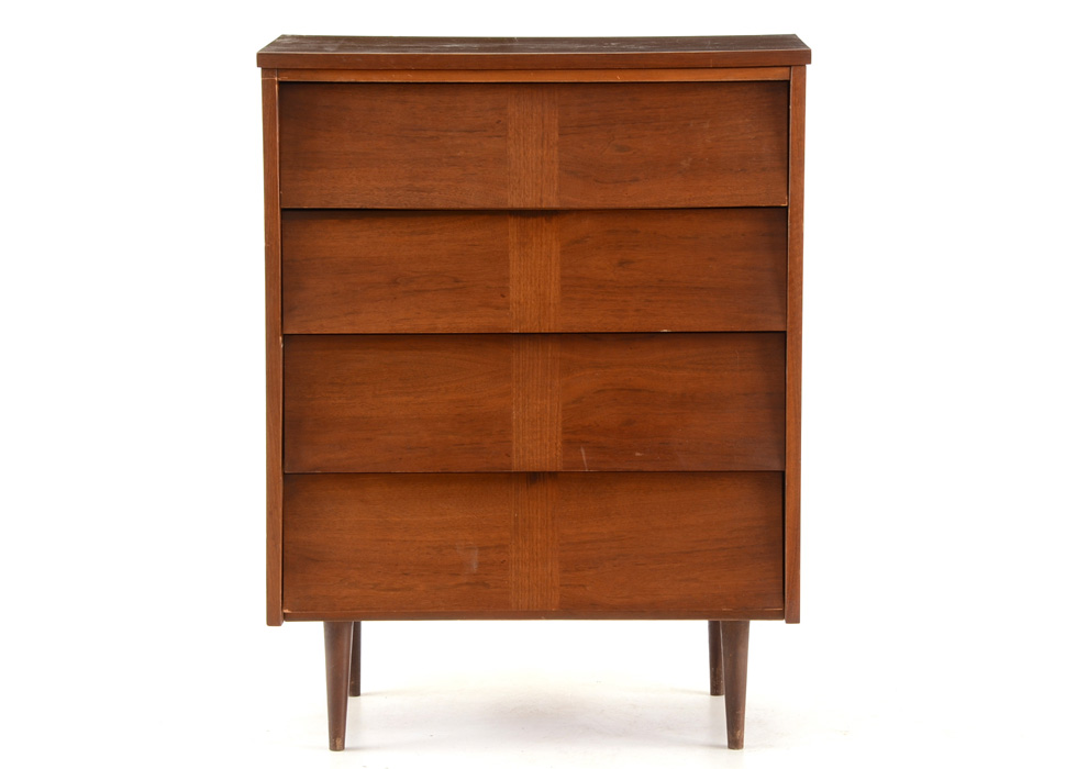 Mid-Century Modern Ward Furniture Walnut Chest