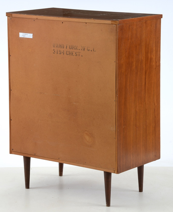 Mid-Century Modern Ward Furniture Walnut Chest