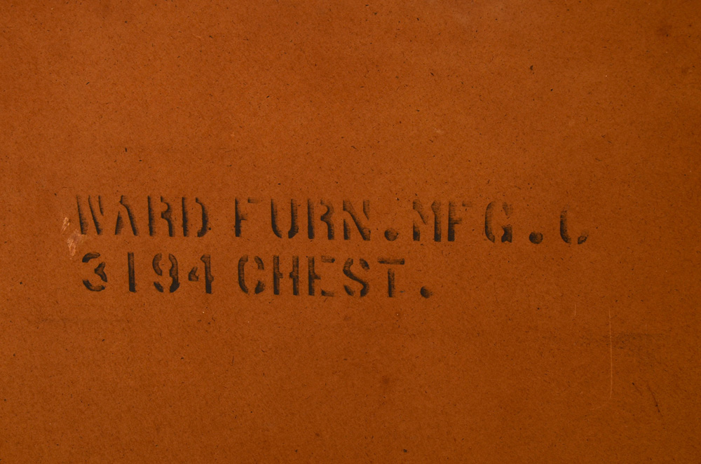 Mid-Century Modern Ward Furniture Walnut Chest