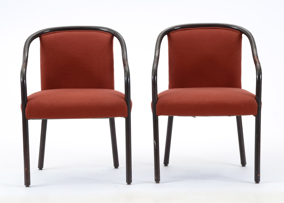 Pair of Taylor Chair Company Bentwood Arm Chairs