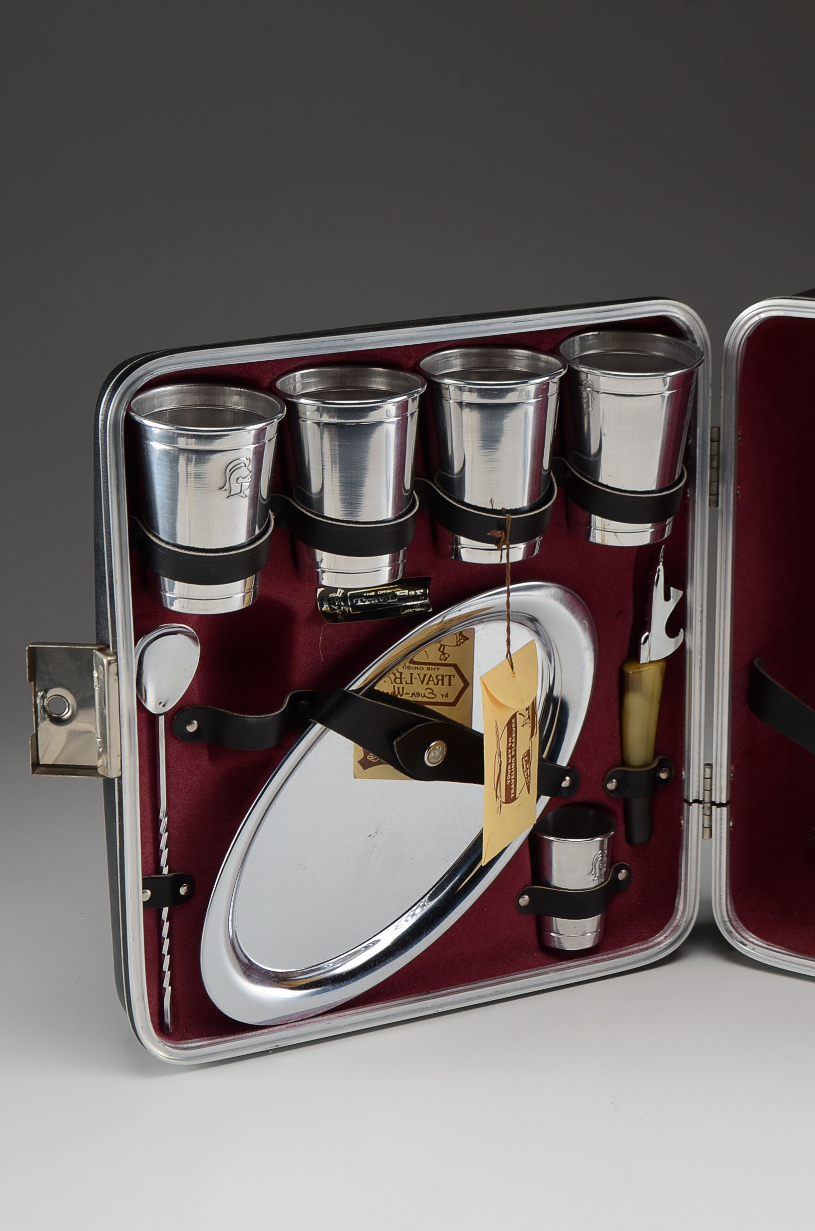 1960s Executair 707 By Ever-Wear Traveling Bartender Kit