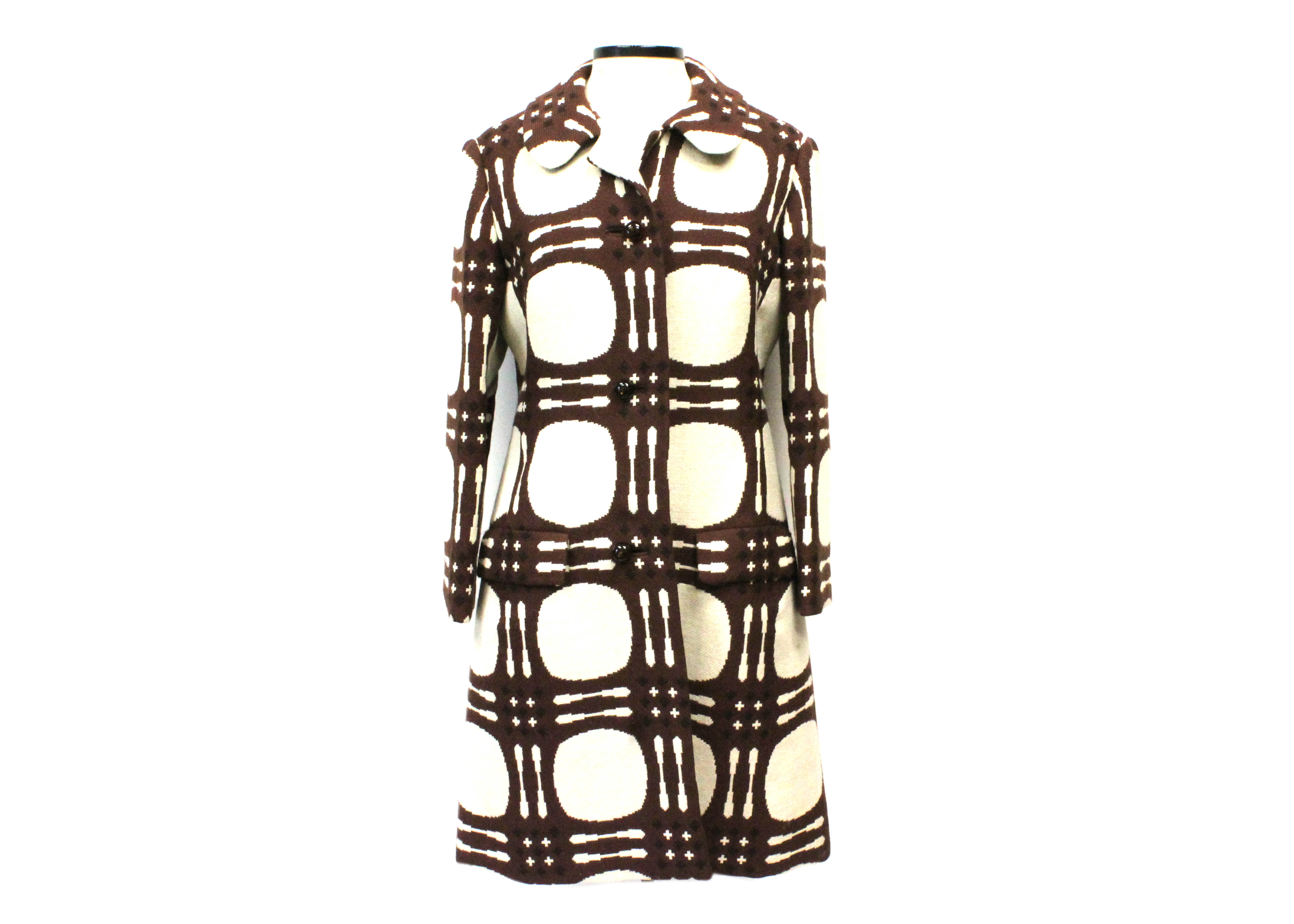 Davidson's Monochrome Plaid Winter Coat