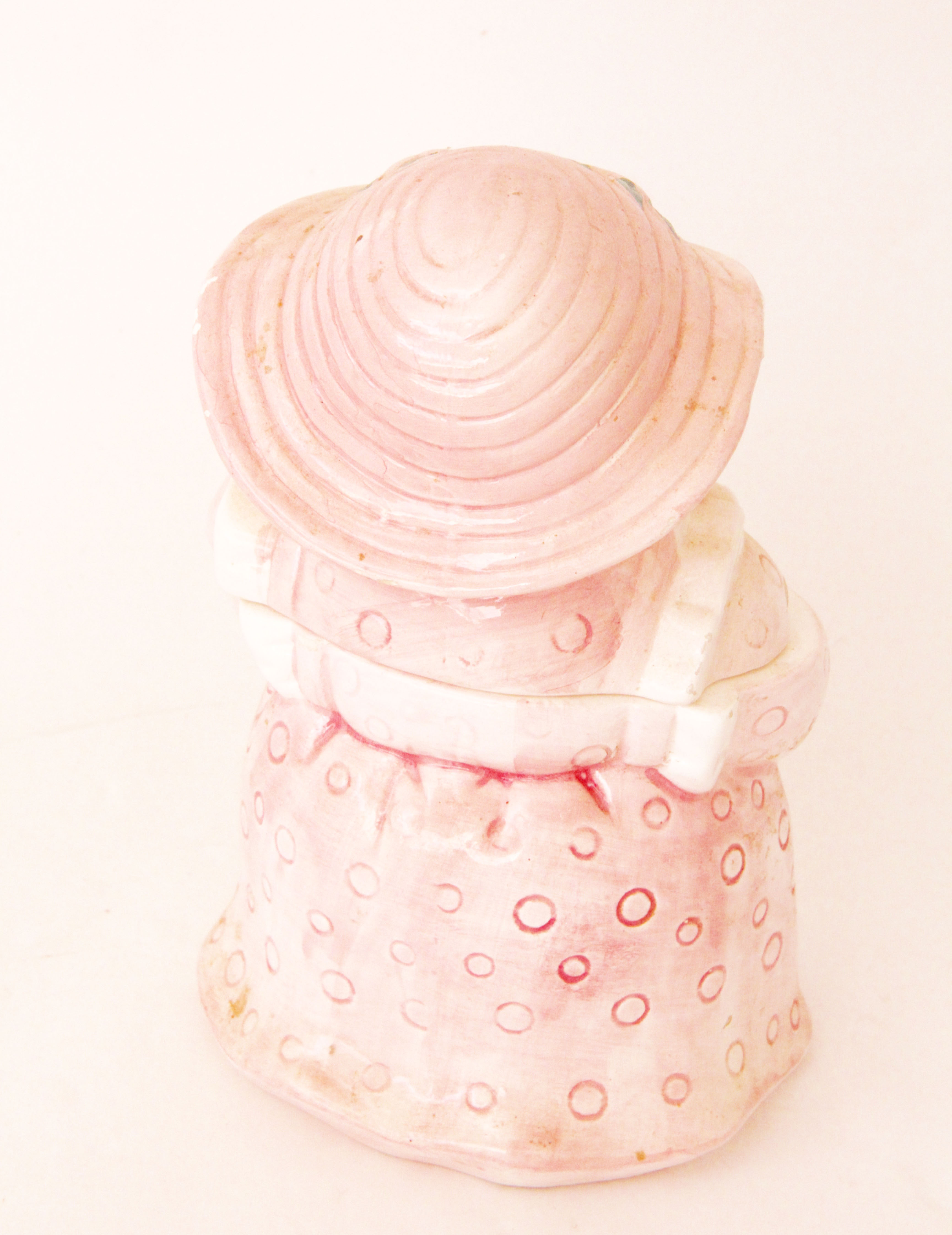 Vintage Pair of Mr. and Mrs. Teddy Bear Cookie Jars