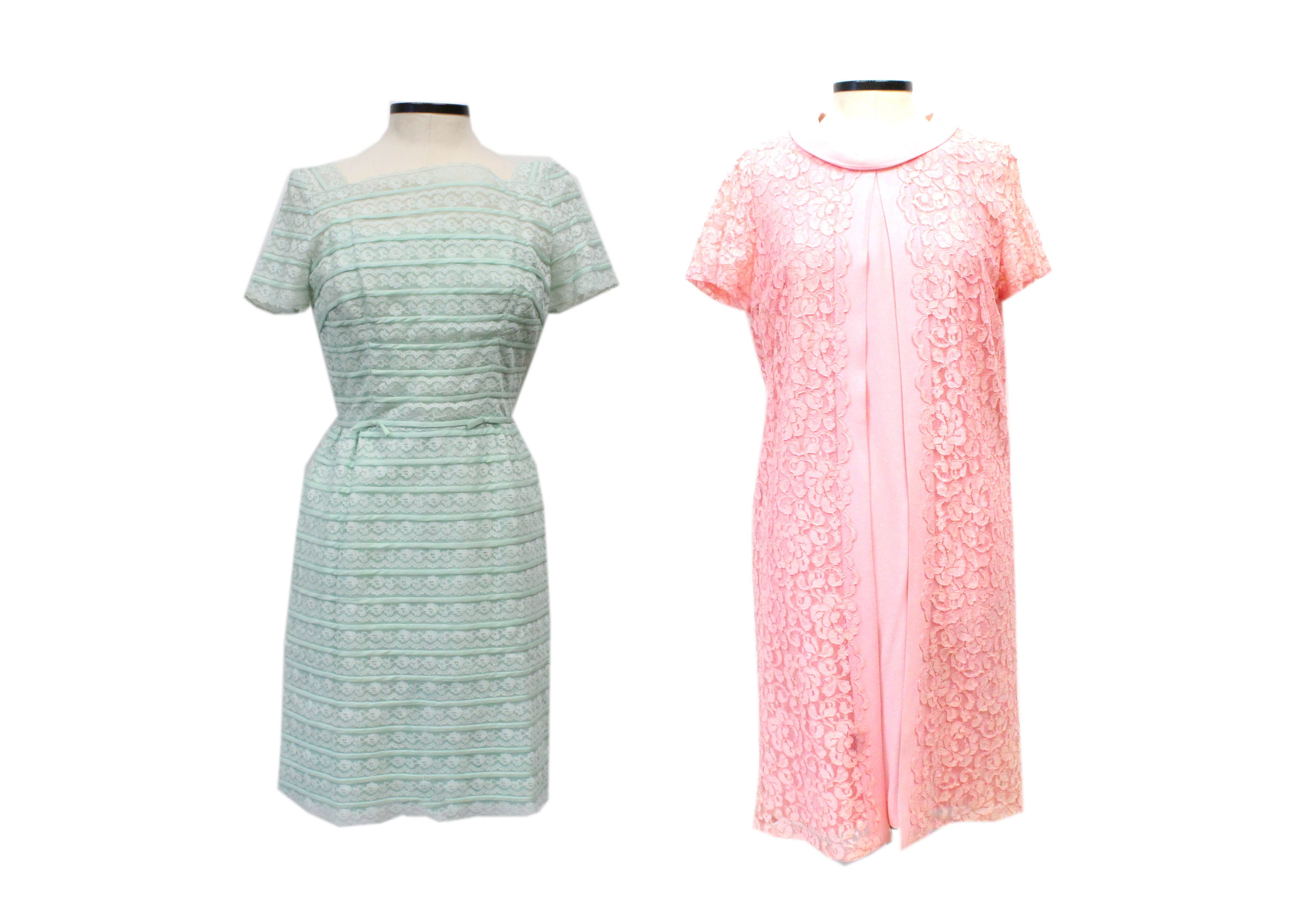 Pair of Vintage Lace Dresses